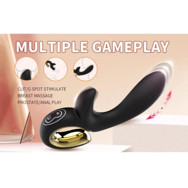 Nalone Lulu Vibe — Rabbit Vibrator, Black — Rabbit Vibrators — view 6
