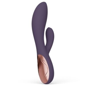 LELO Ina Thrust — Thrusting Vibrator, Waterproof, Purple — Rabbit Vibrators — view 2