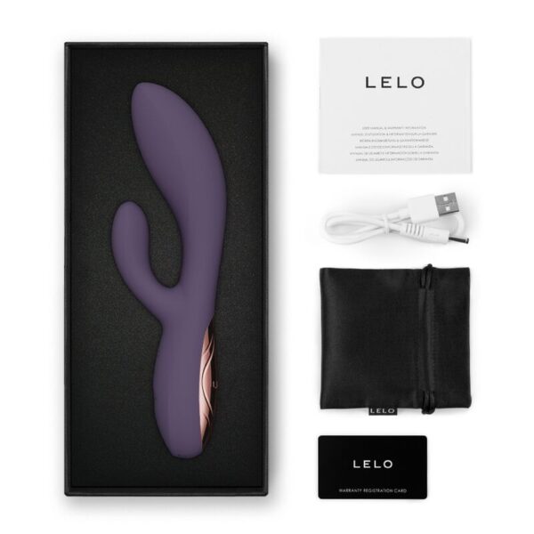 LELO Ina Thrust — Thrusting Vibrator, Waterproof, Purple — Rabbit Vibrators — view 11