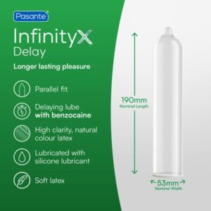 Pasante Infinity — Delay Condoms, 12 Pack — Condom Multipacks — view 3