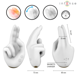 Intense Jimmy — Clitoral Vibrator, Heated, White — Clitoral Stimulators — view 3