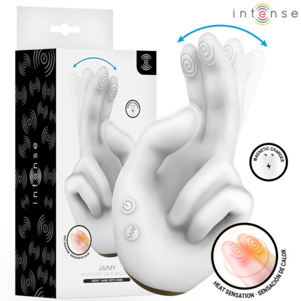 Intense Jimmy — Clitoral Vibrator, Heated, White — Clitoral Stimulators