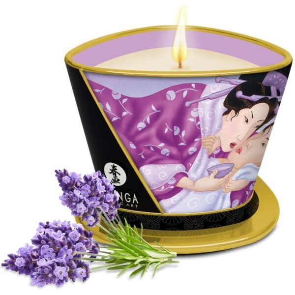 Shunga Lavender Scent — Massage Candle, 170 ml — Massage Candles
