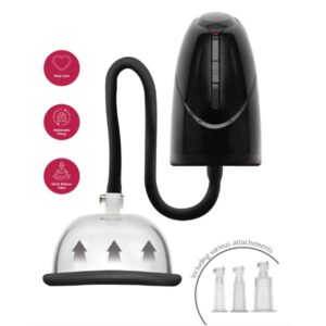 She.E.O Automatic Vaginal — Clitoral Pump, Black — Anal