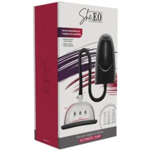 She.E.O Automatic Vaginal — Clitoral Pump, Black — Anal — view 2