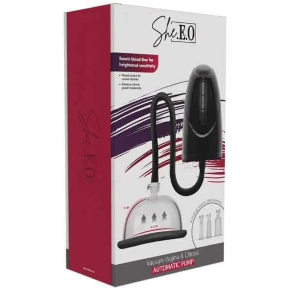 She.E.O Automatic Vaginal — Clitoral Pump, Black — Anal — view 2