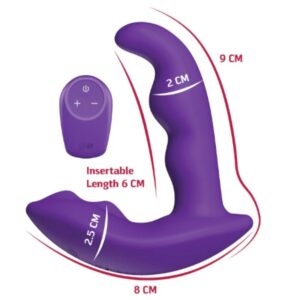 She.E.O Rotating — Anal Vibrator, Remote Control, Purple — view 3