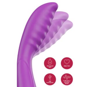 She.E.O Tapping — G-Spot Vibrator, Rechargeable, Purple — G-Spot Vibrators