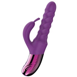 She.E.O Swirl Rabbit — Thrusting Vibrator, Purple — Rabbit Vibrators — view 3