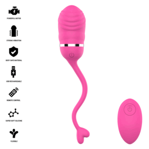 Intense Sookie — Vibrating Egg, Rechargeable, Pink — Remote Control Vibrators — view 4
