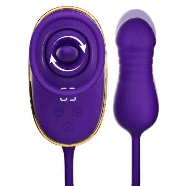 She.E.O Licking and Anal — Clit Sucker, Rechargeable, Purple — view 4