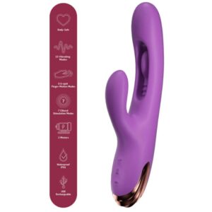 She.E.O Finger Motion — Rabbit Vibrator, Rechargeable, Purple — Rabbit Vibrators — view 2