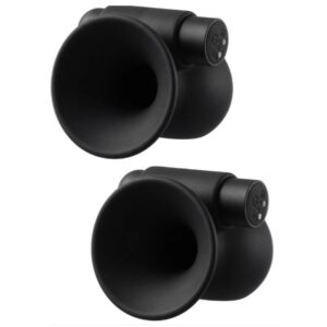 She.E.O Vibrating — Nipple Suckers, Rechargeable, Black — Nipple Toys — view 3