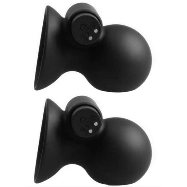 She.E.O Vibrating — Nipple Suckers, Rechargeable, Black — Nipple Toys — view 4