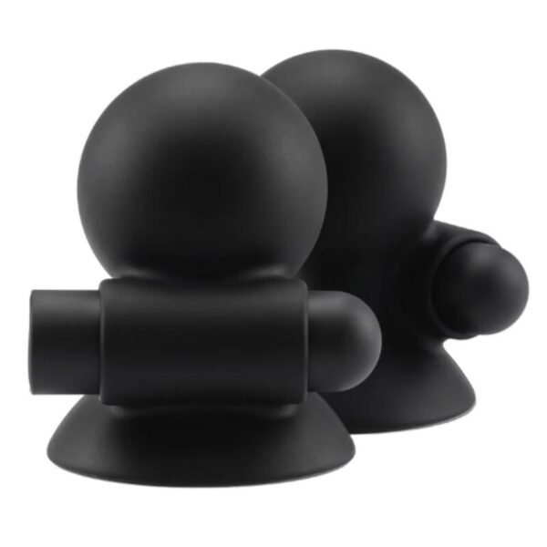 She.E.O Vibrating — Nipple Suckers, Rechargeable, Black — Nipple Toys — view 5