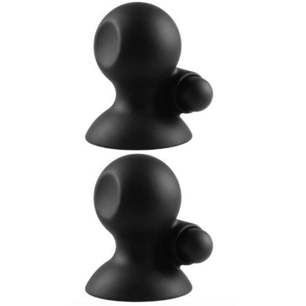 She.E.O Vibrating — Nipple Suckers, Rechargeable, Black — Nipple Toys — view 6