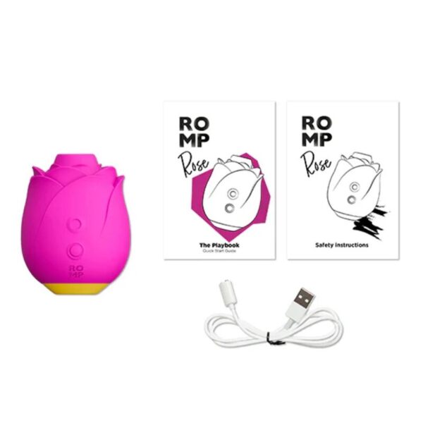 Romp Rose 2.0 — Air Pulse Stimulator, Waterproof, Pink — Clitoral Stimulators — view 5