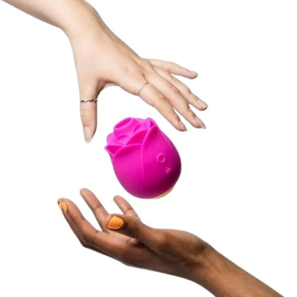 Romp Rose 2.0 — Air Pulse Stimulator, Waterproof, Pink — Clitoral Stimulators — view 3