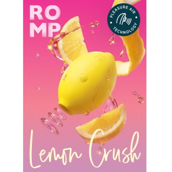 Romp Lemon Crush — Air Pulse Stimulator, Yellow — Clitoral Stimulators — view 9