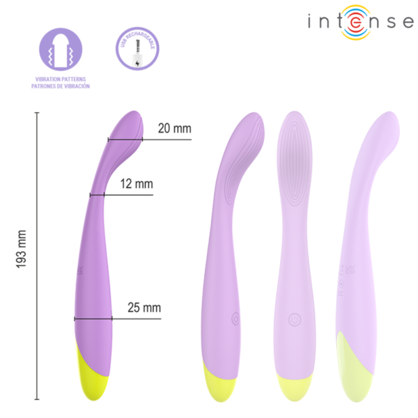 Intense Lucca — G-Spot Vibrator, Waterproof, Lilac — Classic Vibrators — view 4