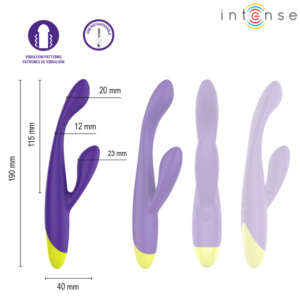 Intense Paolo — Rabbit Vibrator, Waterproof, Purple — Rabbit Vibrators — view 4