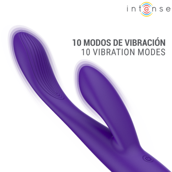 Intense Paolo — Rabbit Vibrator, Waterproof, Purple — Rabbit Vibrators — view 7