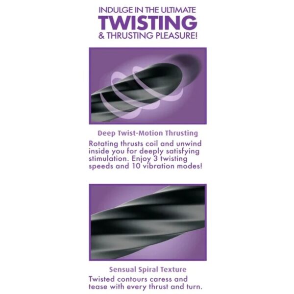 Anal Fantasy Elite Collection Twist Ecstasy — Anal Dildo — view 4