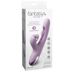 Fantasy for Her G-Touch Pulse — Rabbit Vibrator, Purple — G-Spot Vibrators — view 2
