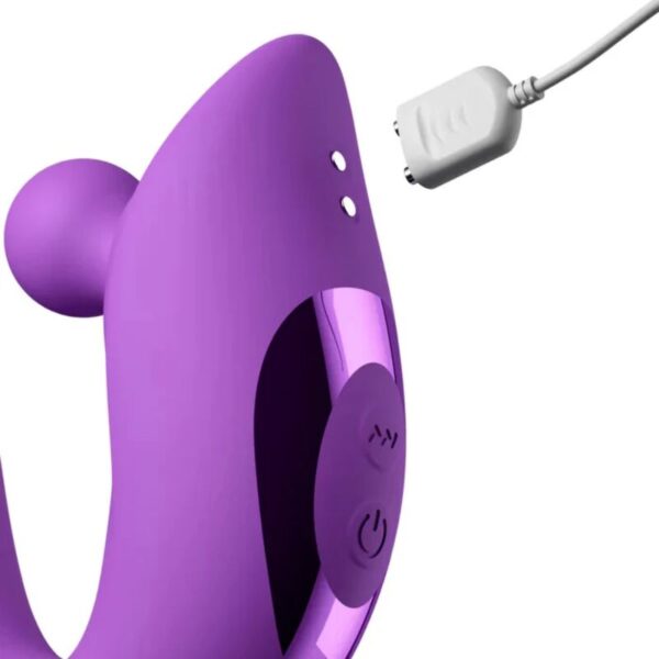 Fantasy for Her Harmoni Pro — Rabbit Vibrator, Silicone, Purple — G-Spot Vibrators — view 8