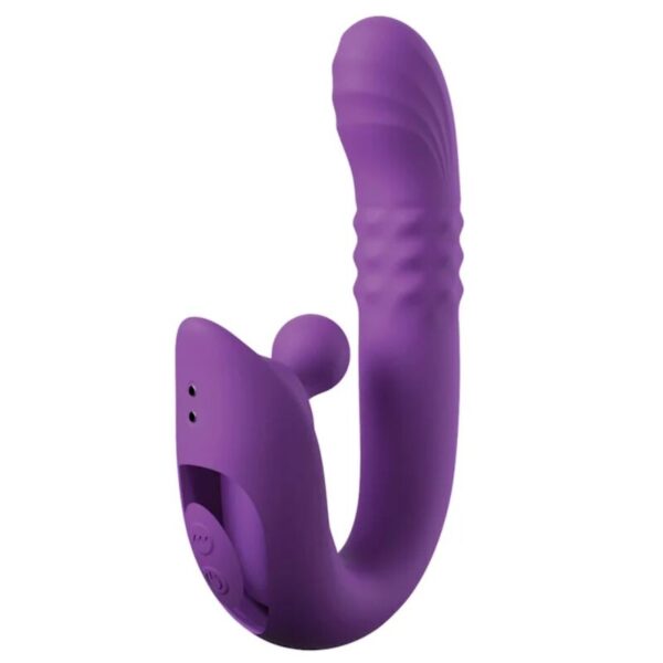 Fantasy for Her Harmoni Pro — Rabbit Vibrator, Silicone, Purple — G-Spot Vibrators