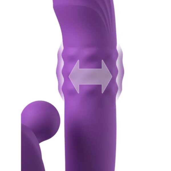 Fantasy for Her Harmoni Pro — Rabbit Vibrator, Silicone, Purple — G-Spot Vibrators — view 4