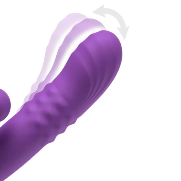 Fantasy for Her Harmoni Pro — Rabbit Vibrator, Silicone, Purple — G-Spot Vibrators — view 7