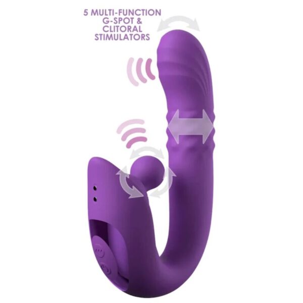 Fantasy for Her Harmoni Pro — Rabbit Vibrator, Silicone, Purple — G-Spot Vibrators — view 2