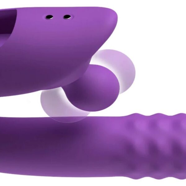 Fantasy for Her Harmoni Pro — Rabbit Vibrator, Silicone, Purple — G-Spot Vibrators — view 6
