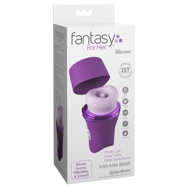 Fantasy for Her Lush Kiss — Clitoral Stimulator, Silicone, Purple — Clitoral Stimulators — view 5