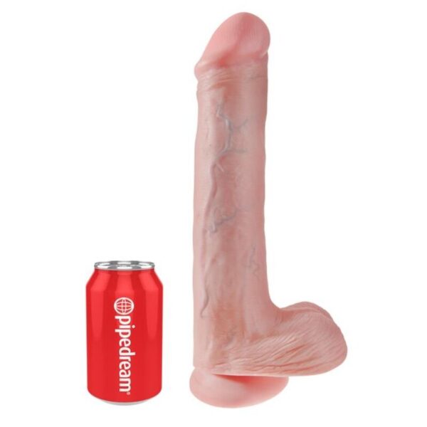 King Cock with Balls — Realistic Dildo, 38 cm, Flesh — Dildos