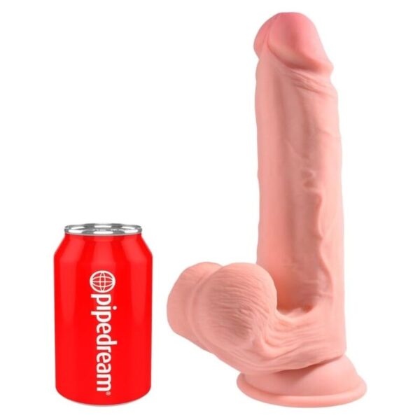 King Cock Plus Triple Density — Realistic Dildo, 23 cm, Flesh — Dildos