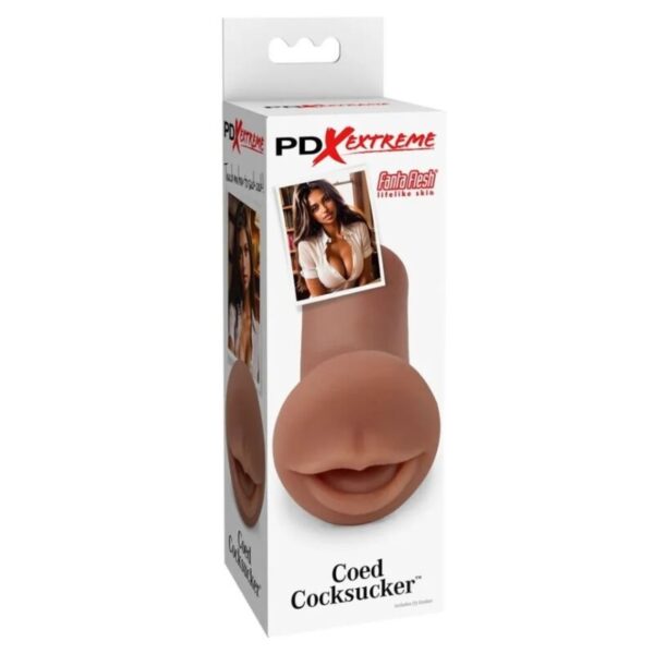PDX Extreme Coed Cocksucker — Oral Masturbator — Textured Strokers — view 4