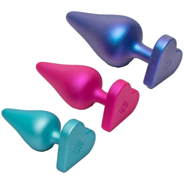 Romp Luster — Anal Training Kit, With Heart Base — view 5