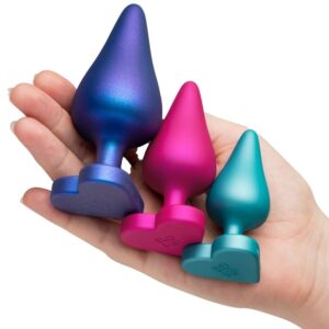 Romp Luster — Anal Training Kit, With Heart Base — view 3