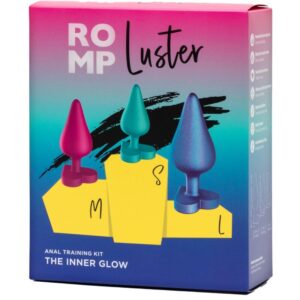 Romp Luster — Anal Training Kit, With Heart Base — view 2