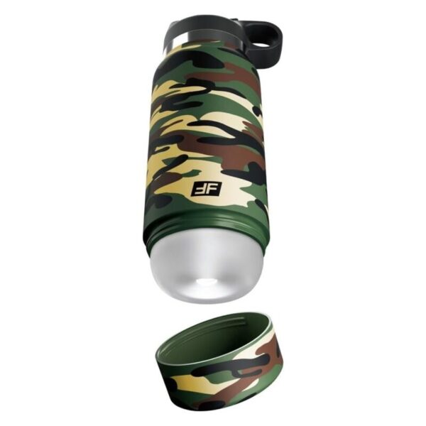 PDX Plus Fap Flask Happy Camper — Male Masturbator, Camouflage — Manual Strokers — view 4