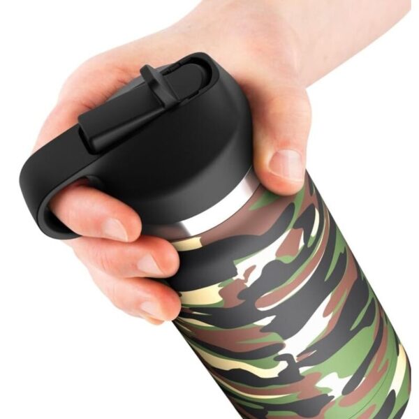 PDX Plus Fap Flask Happy Camper — Male Masturbator, Camouflage — Manual Strokers — view 5