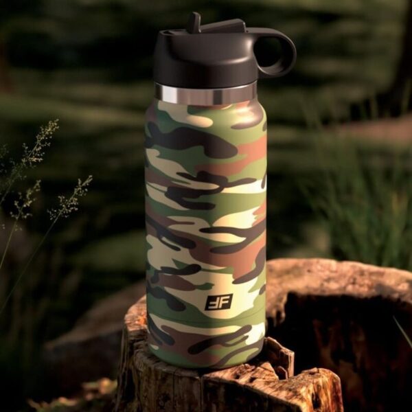 PDX Plus Fap Flask Happy Camper — Male Masturbator, Camouflage — Manual Strokers — view 6