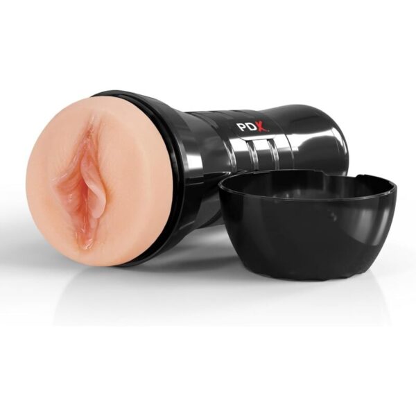 PDX Extreme Super Luscious Lips — Male Masturbator, XXL, Light — Manual Strokers — view 6