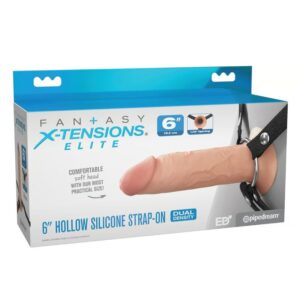Fantasy X-Tensions Elite — Hollow Strap-On, 15.2 cm — Anal