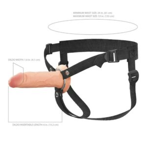 Fantasy X-Tensions Elite — Hollow Strap-On, 15.2 cm — Anal — view 2