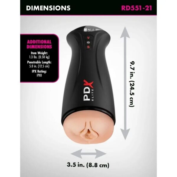 PDX Elite Fap-Gasm — Automatic Masturbator — Automatic Masturbators — view 6