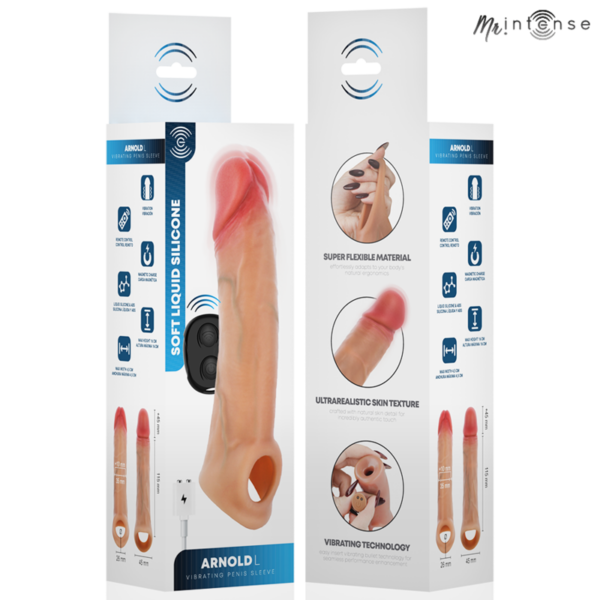 Mr Intense Arnold L — Vibrating Penis Sleeve, Remote Control — Penis Accessories — view 3