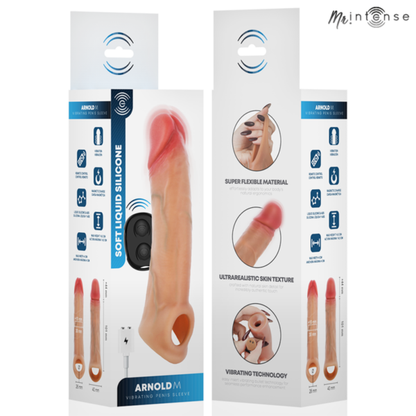 Mr Intense Arnold M — Vibrating Penis Sleeve, Remote Control — Penis Accessories — view 8